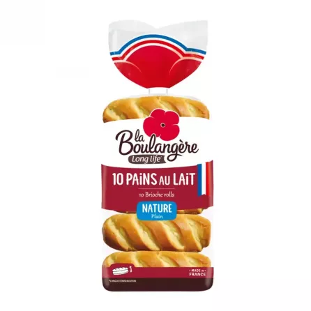 Indulge in La Boulangère Long Life 10 Brioche Rolls | Pains Au Lait, soft and delicious rolls perfect for breakfast or snacks. Available at halalo.co.uk and Halalo.